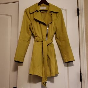 Black Rivet Wilson Leather - Trench Coat